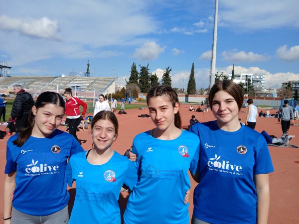 Αποτελέσματα αγώνων κλειστού στίβου των αθλητων της Γ.Ε. Νάουσας