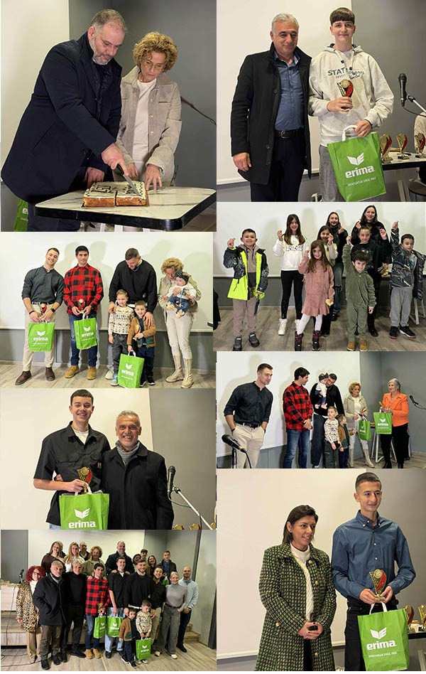 Βράβευση αθλητών του στίβου της Γ.Ε. Νάουσας